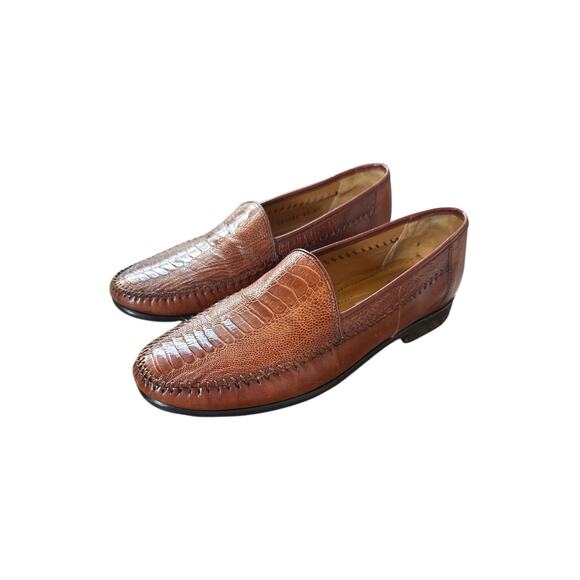 Sandro Moscoloni Men’s Genuine Ostrich Leather Loafer Size 8.5 main image 8